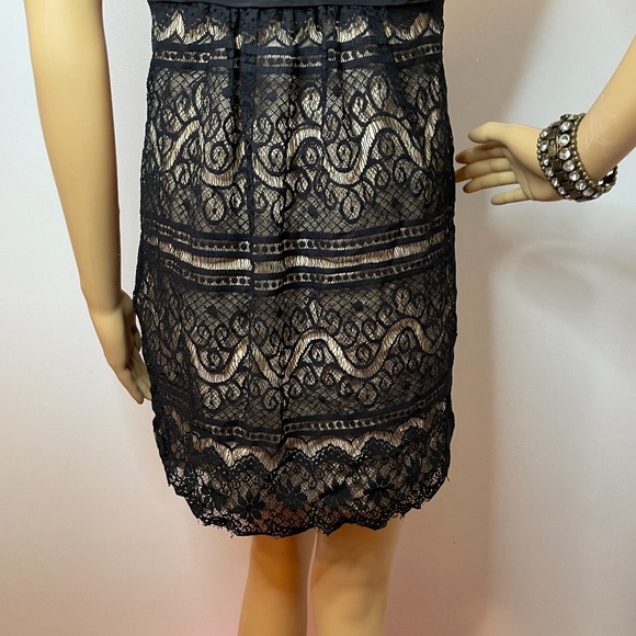 Vintage Milly 60’s black lace flutter sleeve dress - Picture 11 of 13